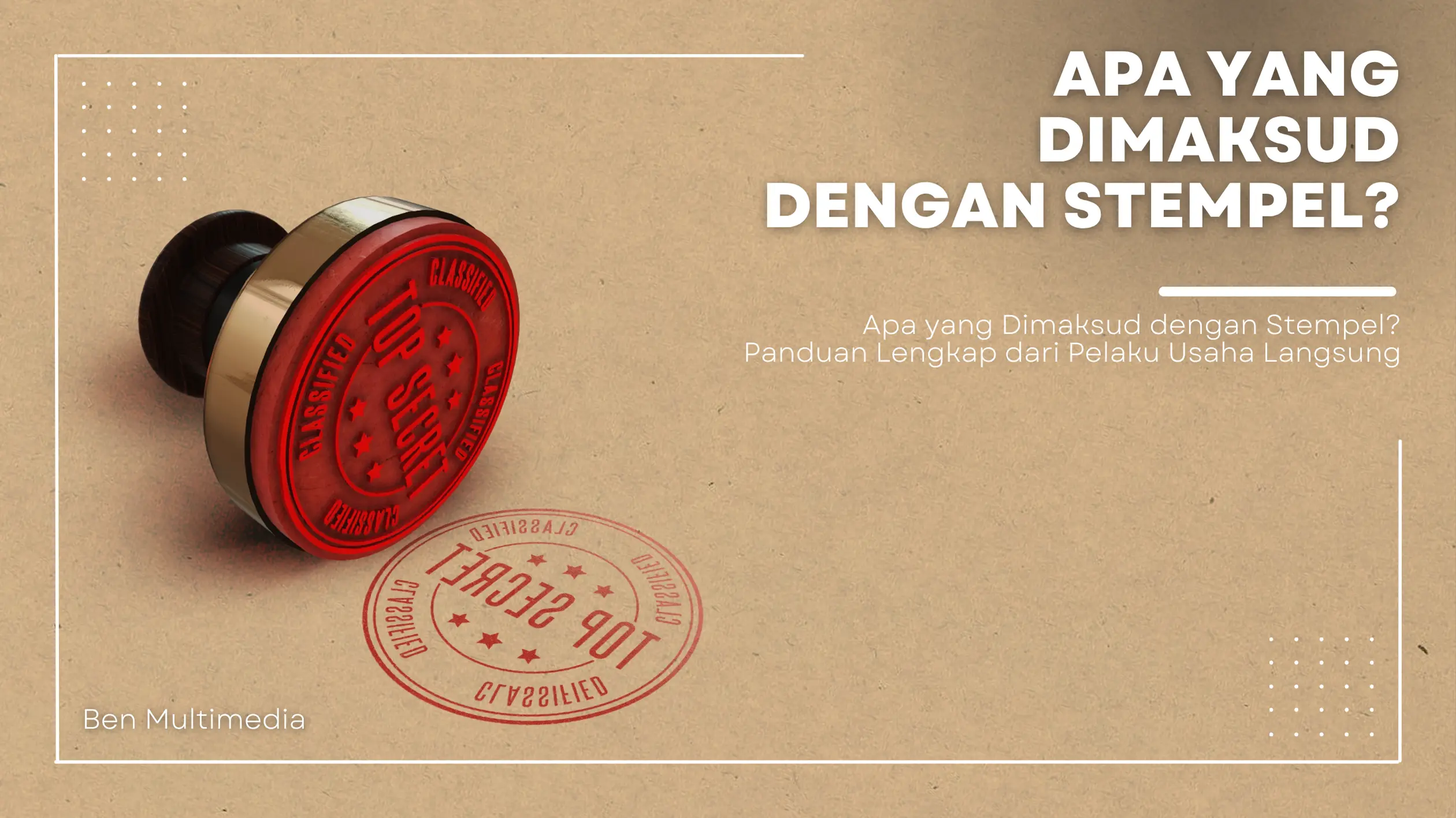 Apa yang Dimaksud dengan Stempel