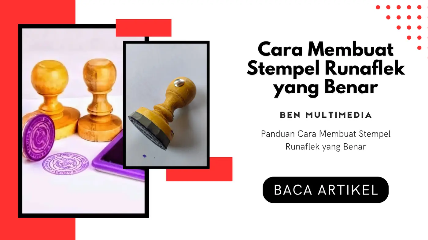 Cara Membuat Stempel Runaflek yang Benar