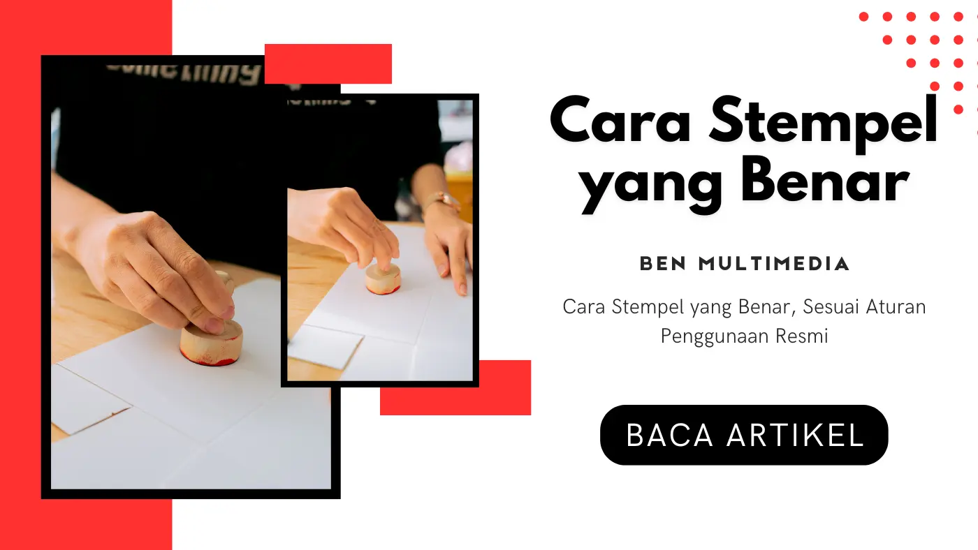 Cara Stempel yang Benar