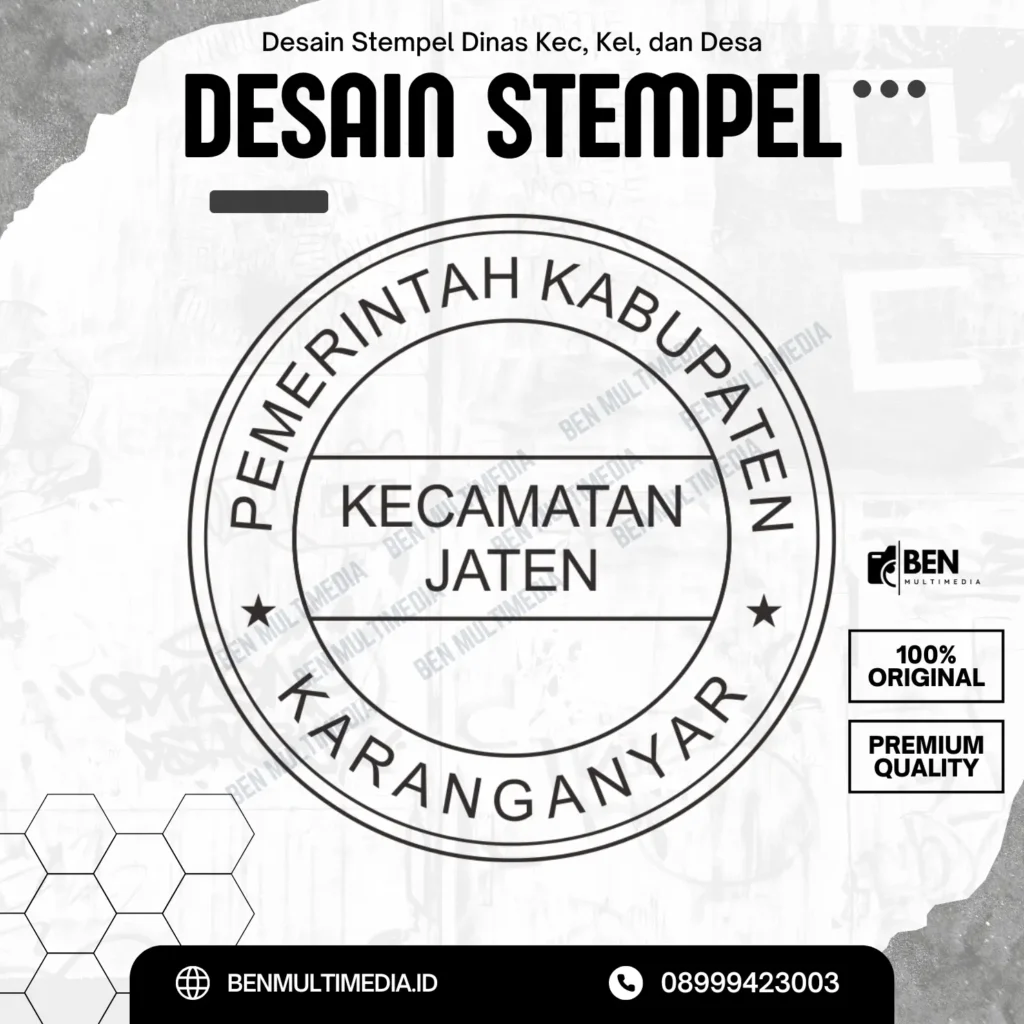 Aturan Bentuk dan Ukuran Stempel Dinas yang Wajib Diketahui 10 Desain Stempel Dinas Pemerintah