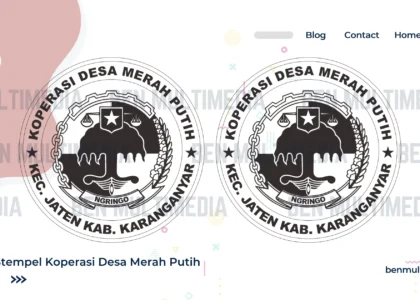 Stempel Koperasi Desa Merah Putih