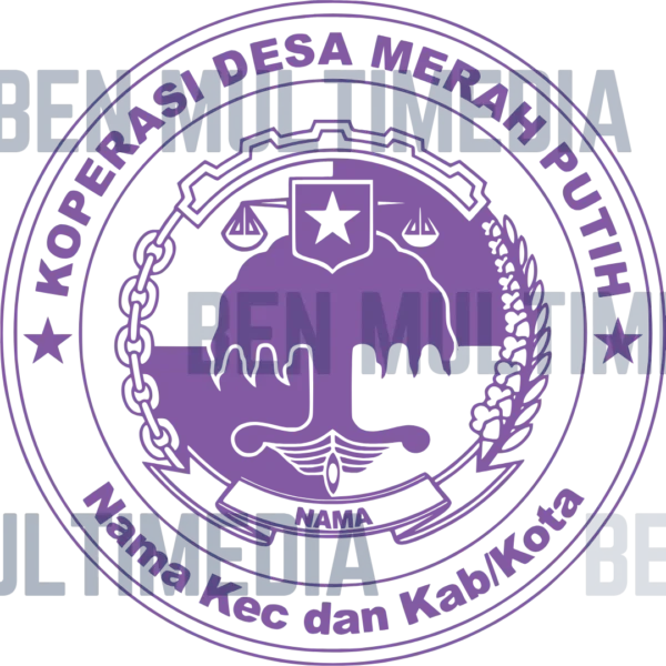 Jasa Desain Stempel Koperasi Desa Merah Putih