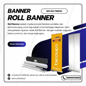 Roll Banner Surakarta Ben Multimedia