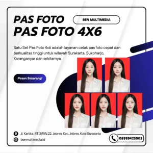 Satu Set Pas Foto 4x6
