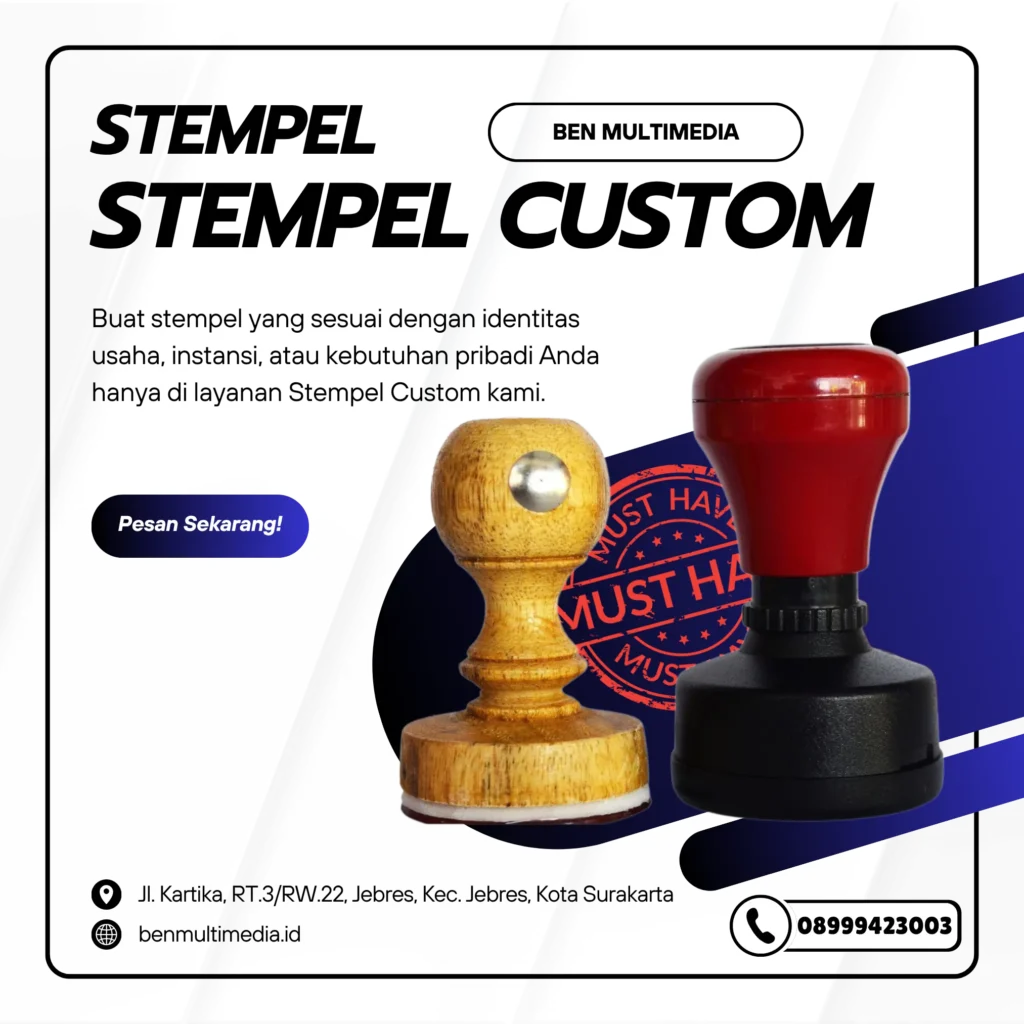 Stempel Custom Surakarta