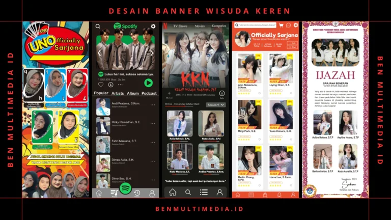 8 Desain Banner Wisuda Keren dan Unik Untuk Momen Spesial