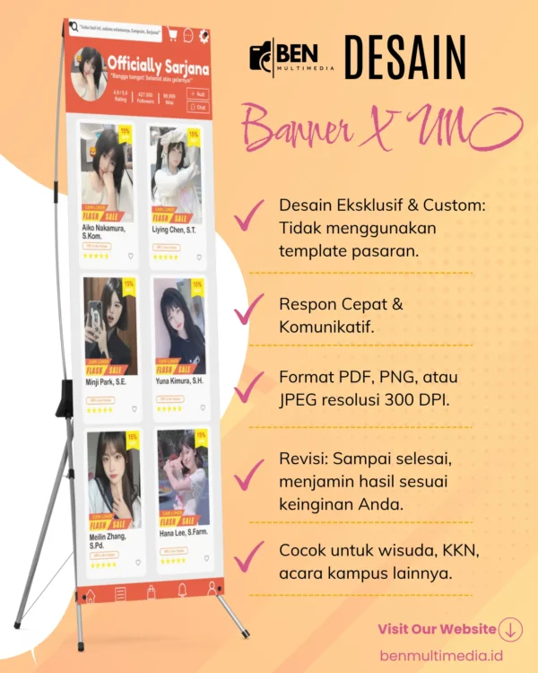 Jasa Desain Banner Kelompok Tema Shopee
