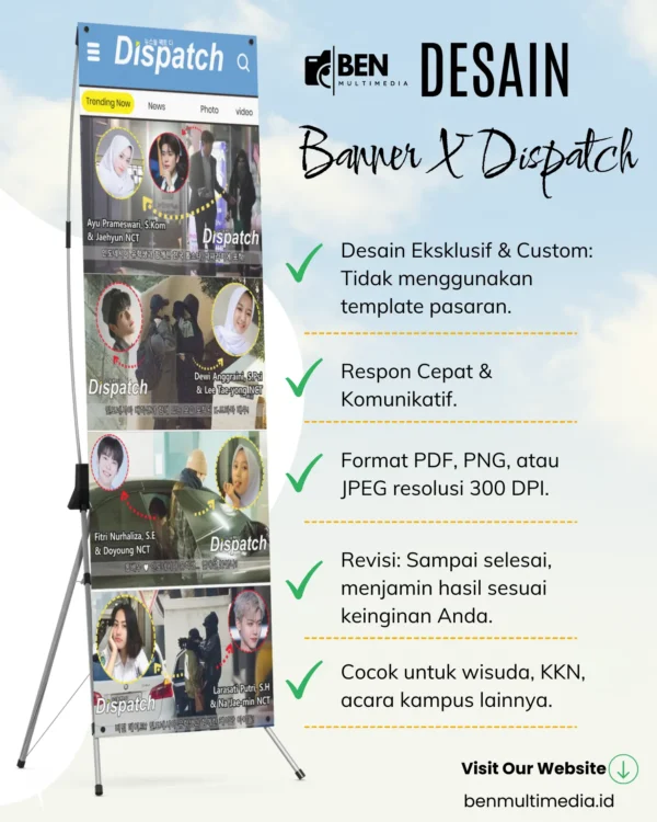 Jasa Desain Banner Dispatch Untuk Wisuda
