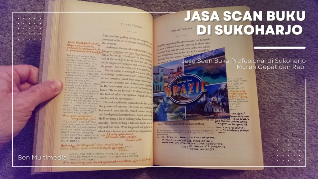 Jasa Scan Buku Profesional di Sukoharjo Murah Cepat dan Rapi