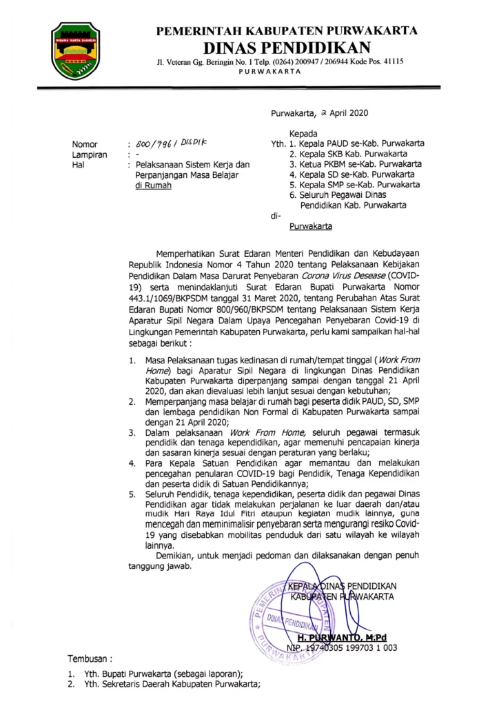 gambar surat dinas