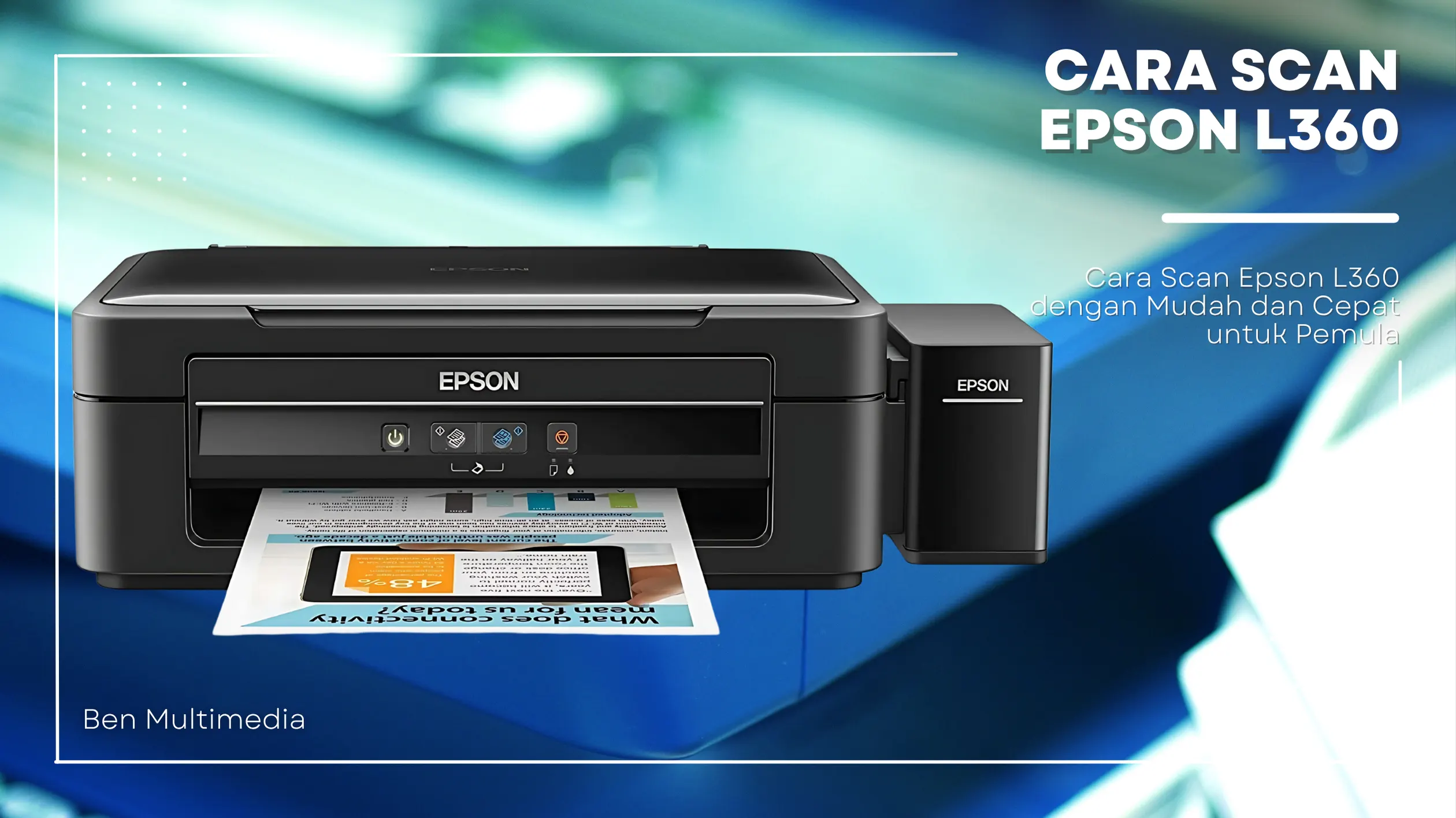 Cara Scan Epson L360