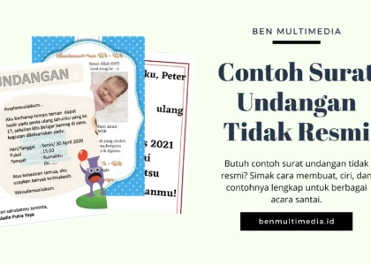 Contoh Surat Undangan Tidak Resmi