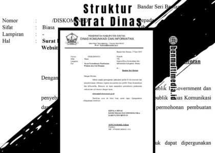 Struktur Surat Dinas