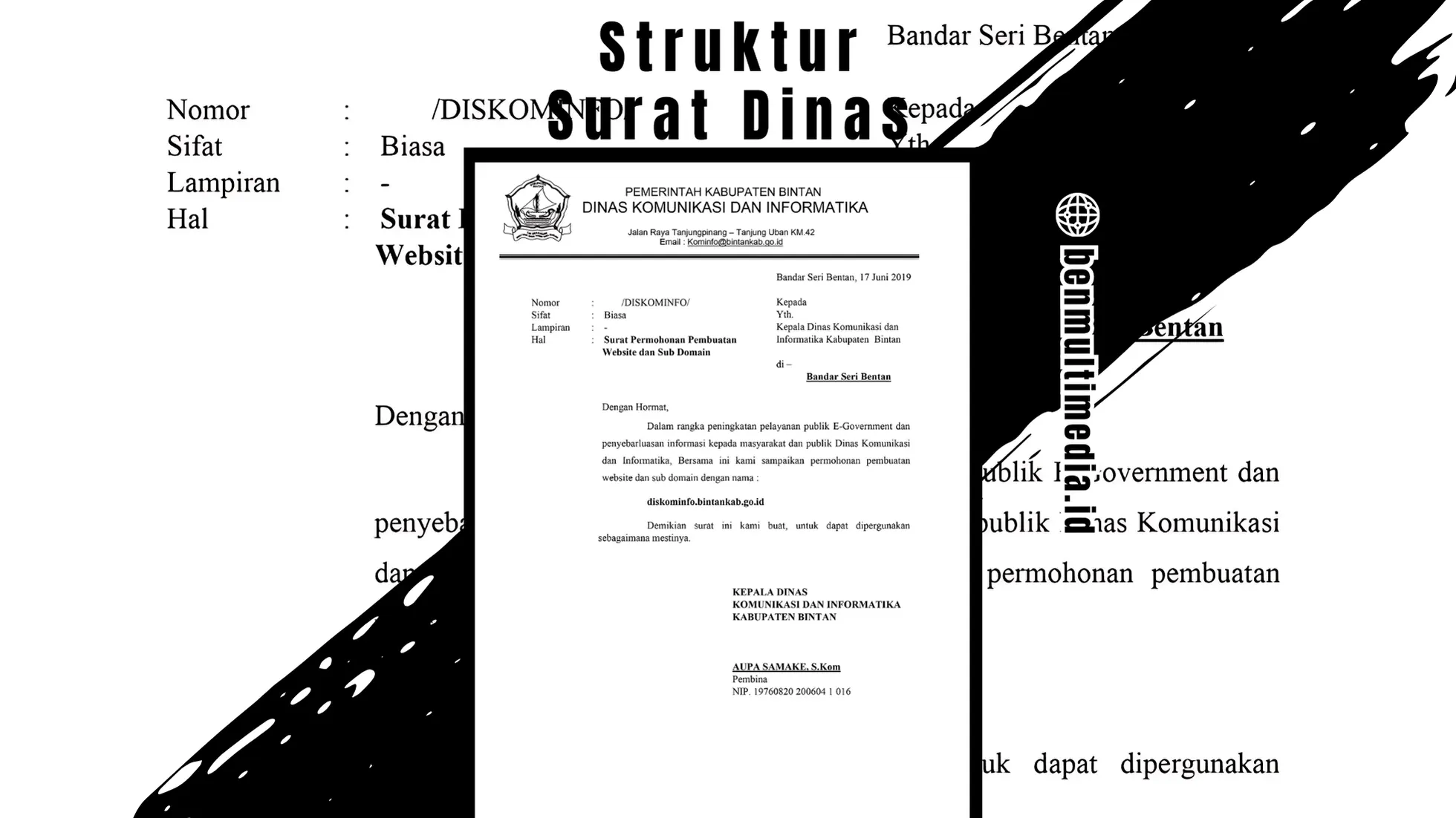 Struktur Surat Dinas