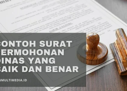 Contoh Surat Permohonan Dinas