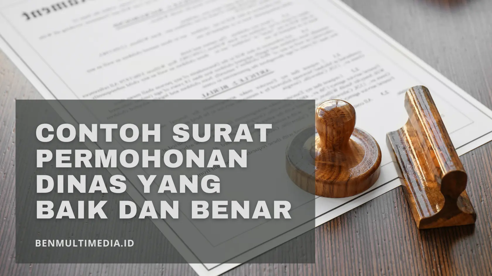 Contoh Surat Permohonan Dinas
