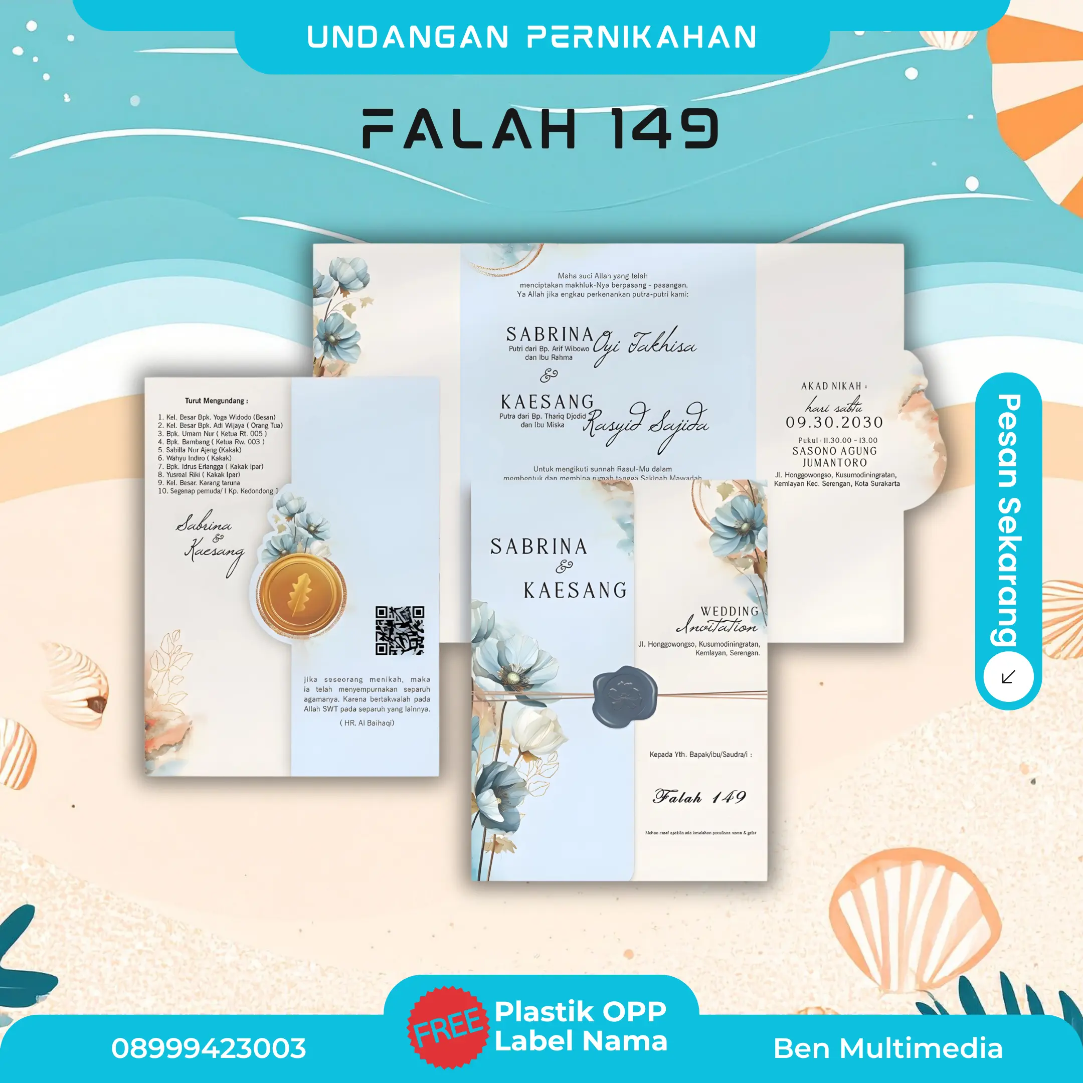 Cetak Undangan Falah 149