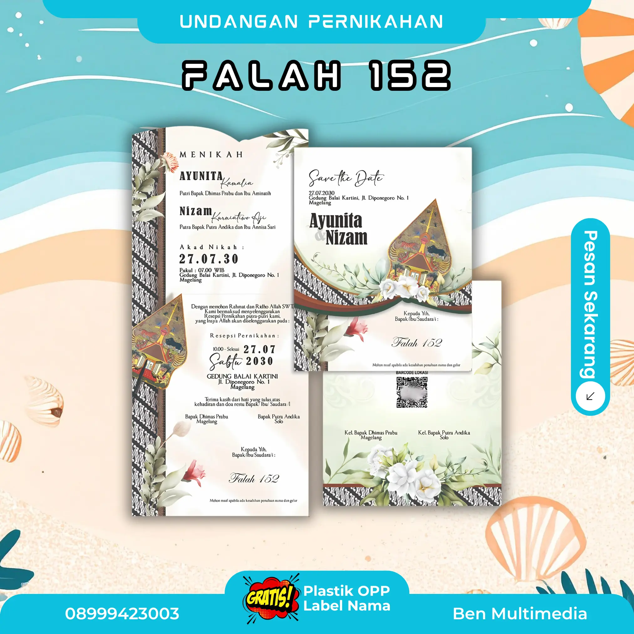 Cetak Undangan Falah 152