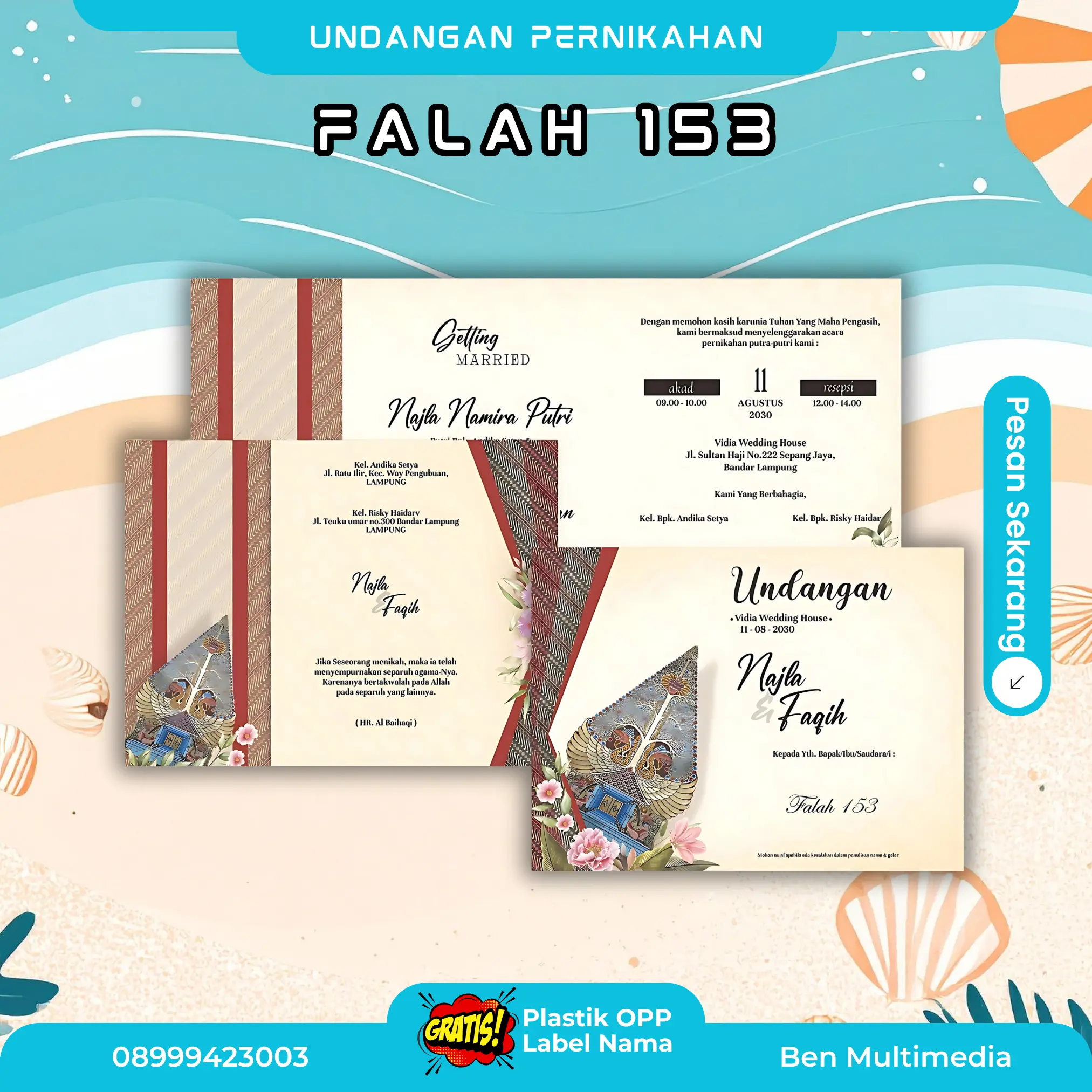 Cetak Undangan Falah 153