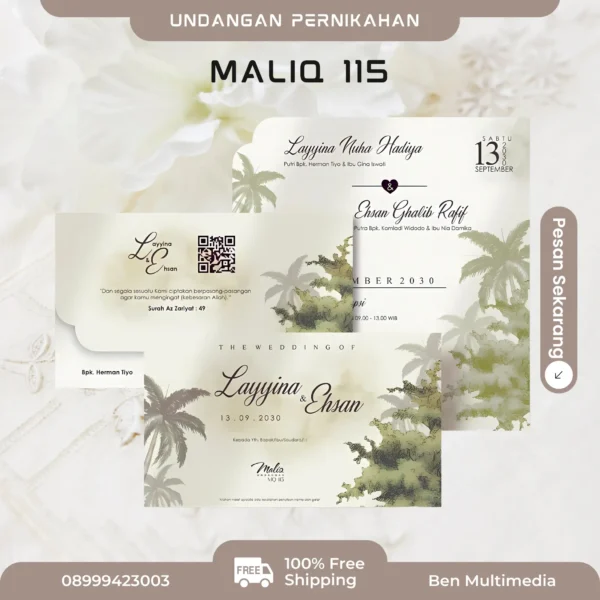 Cetak undangan Maliq 115