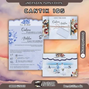 Cetak Undangan Seri Cantik 105