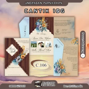 Cetak Undangan Seri Cantik 106