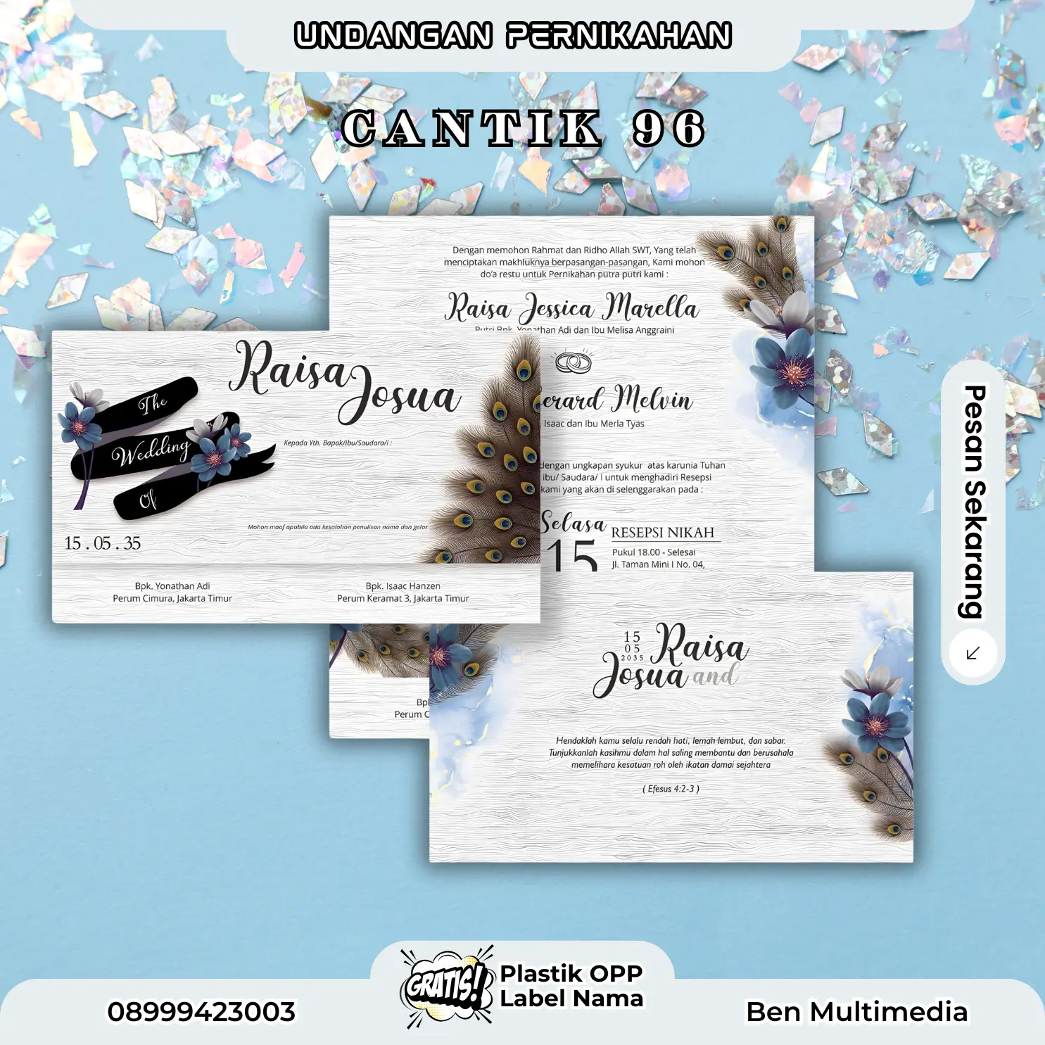 Cetak Undangan Cantik 96