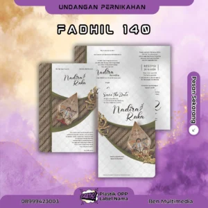 Fadhil 140 Cetak Undangan Pernikahan