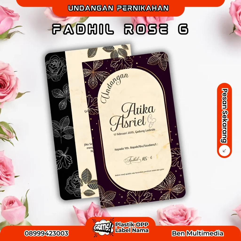 Cetak Blangko Fadhil Rose 6