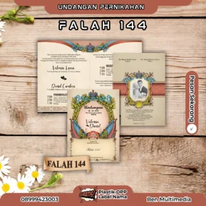 Cetak Falah 144 Undangan Pernikahan