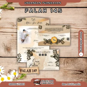 Cetak Falah 145 Undangan Pernikahan