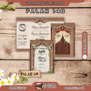 Cetak Falah 148 Undangan Pernikahan