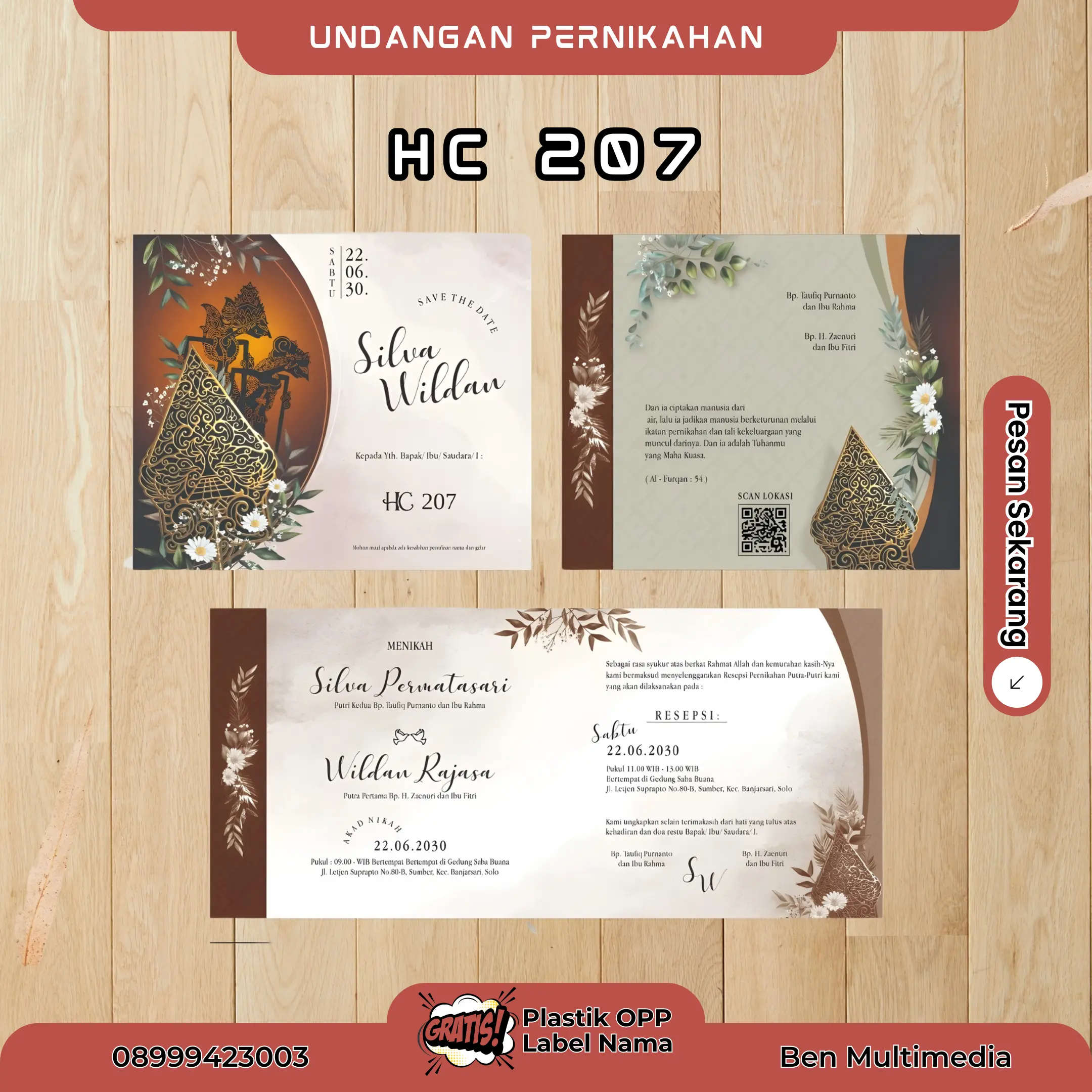 Jasa Cetak Blangko HC 207