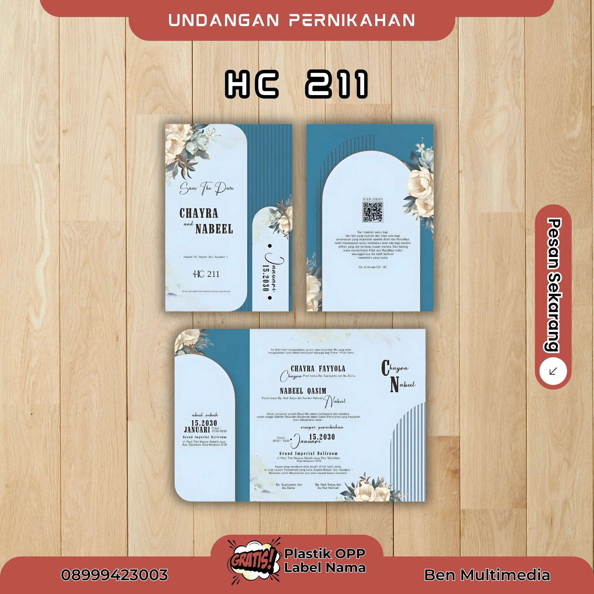Jasa Cetak Blangko HC 211