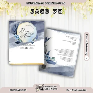 Cetak Undangan Pernikahan Seri Jago 78