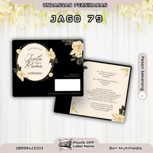 Cetak Undangan Pernikahan Seri Jago 79