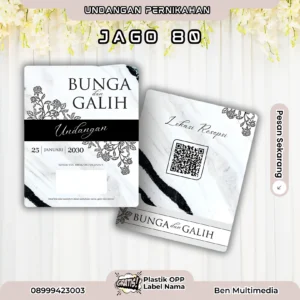 Cetak Undangan Pernikahan Seri Jago 80
