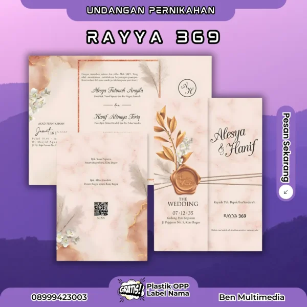 Cetak Blangko Undangan Rayya 369