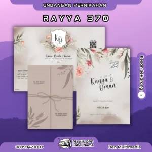 Cetak Blangko Undangan Rayya 370