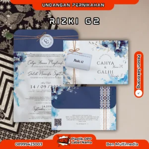 Jasa Cetak Undangan Pernikahan Rizki 62