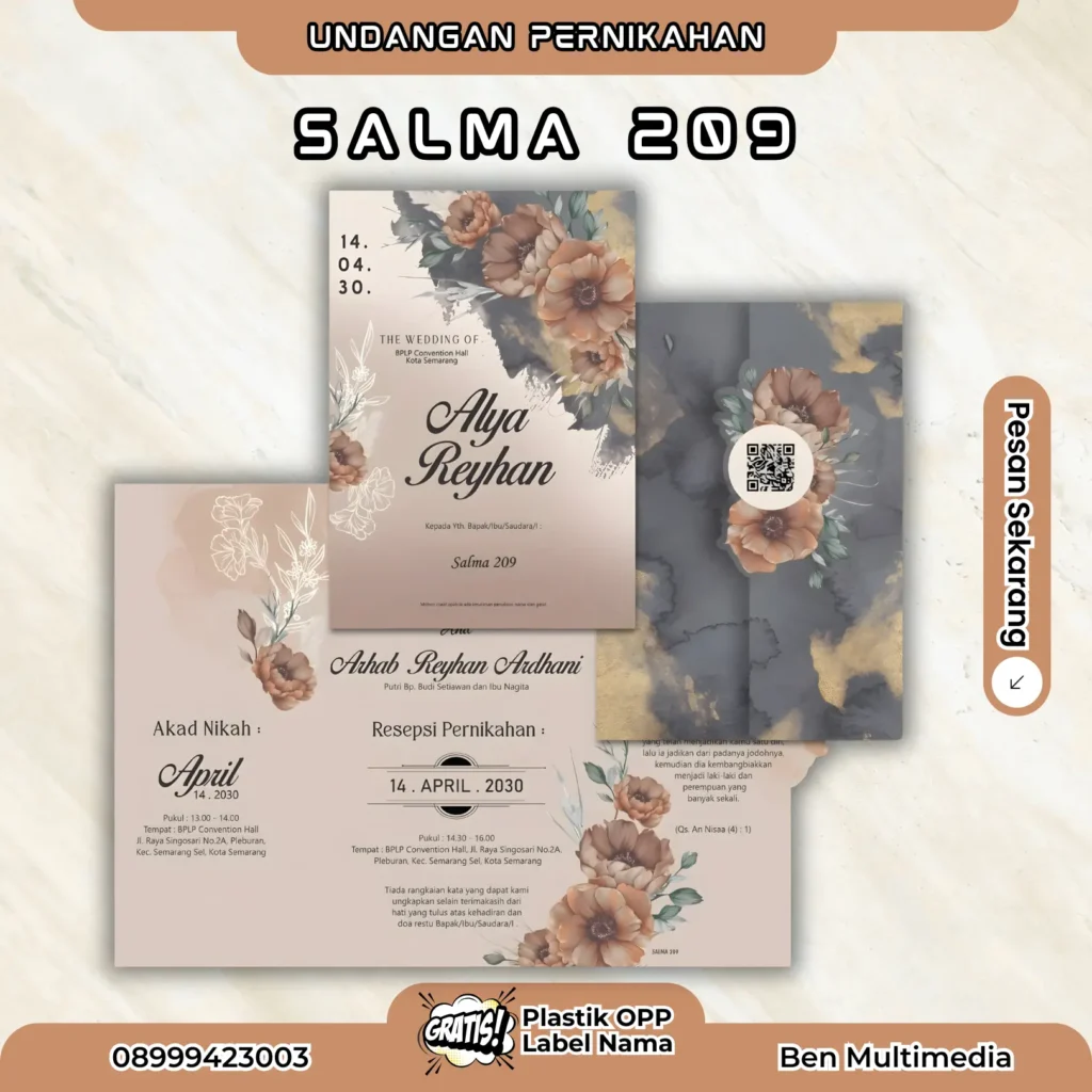 Cetak Undangan Pernikahan Salma 209