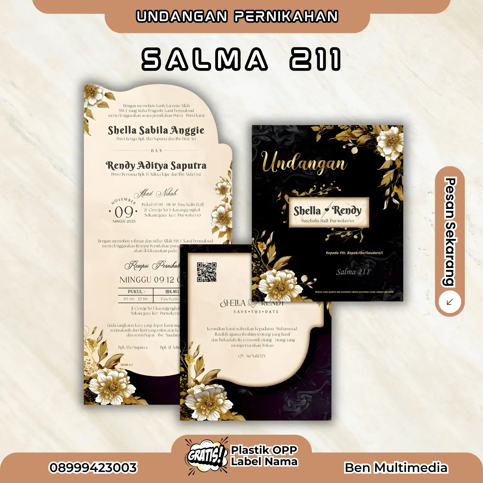 Cetak Undangan Pernikahan Salma 211