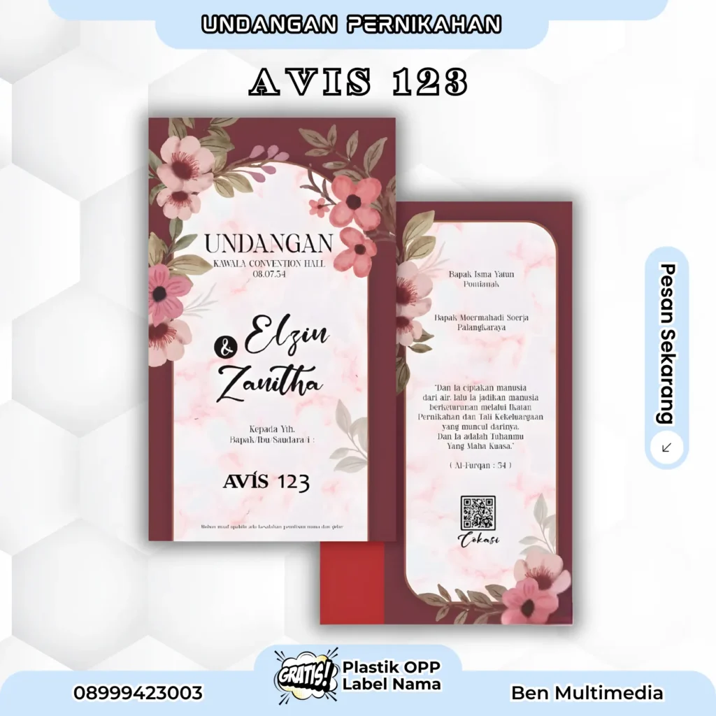 File Setting AVIS 123-127 Siap Cetak Undangan Pernikahan 2 Jasa Percetakan Undangan AVIS 123
