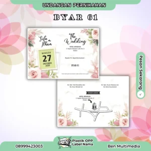 Cetak Byar 61 Blangko Undangan