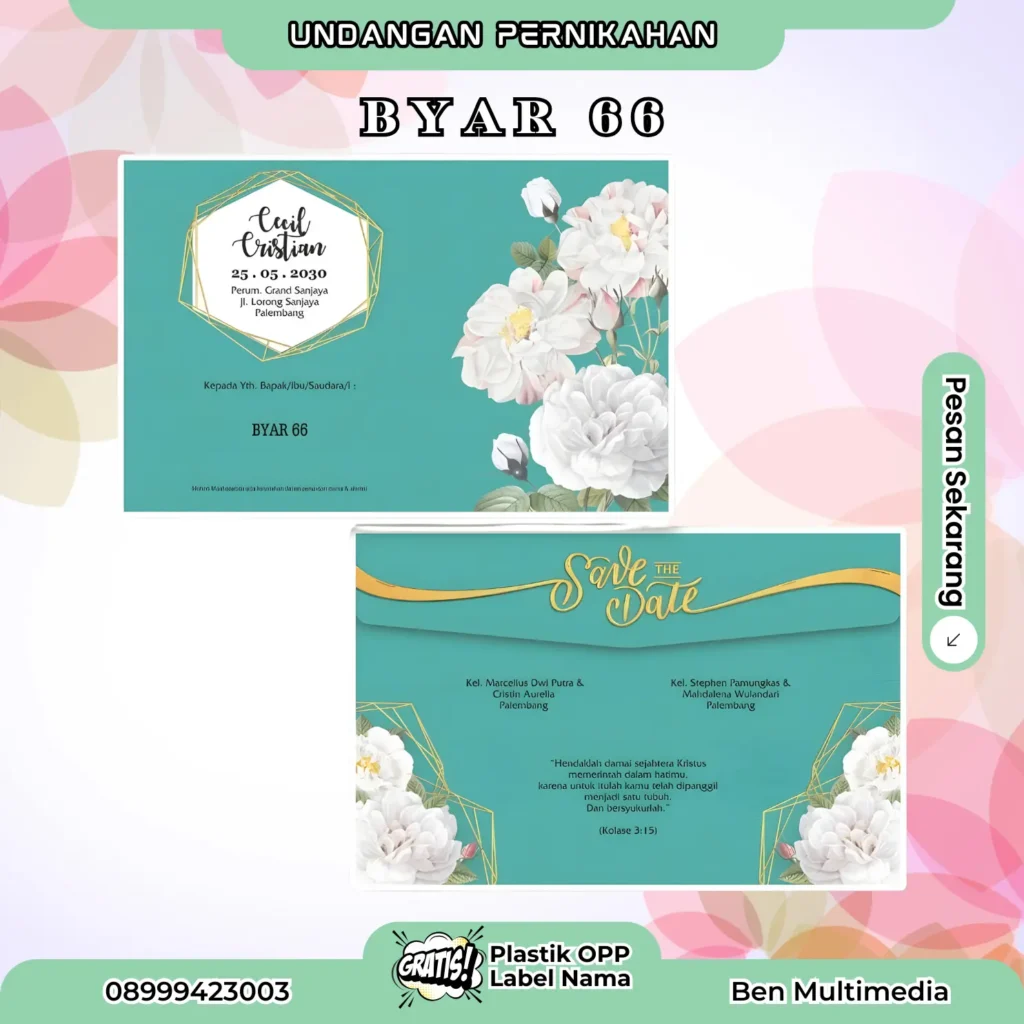 Cetak Byar 66 Blangko Undangan