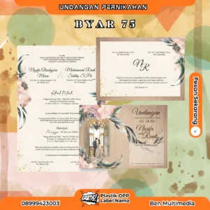 Byar 75 Cetak Blangko Undangan