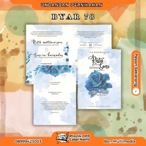 Byar 78 Cetak Blangko Undangan