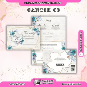 Cetak Blangko Undangan Cantik 88