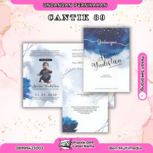 Cetak Blangko Undangan Cantik 89