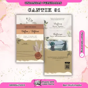 Cetak Blangko Undangan Cantik 91